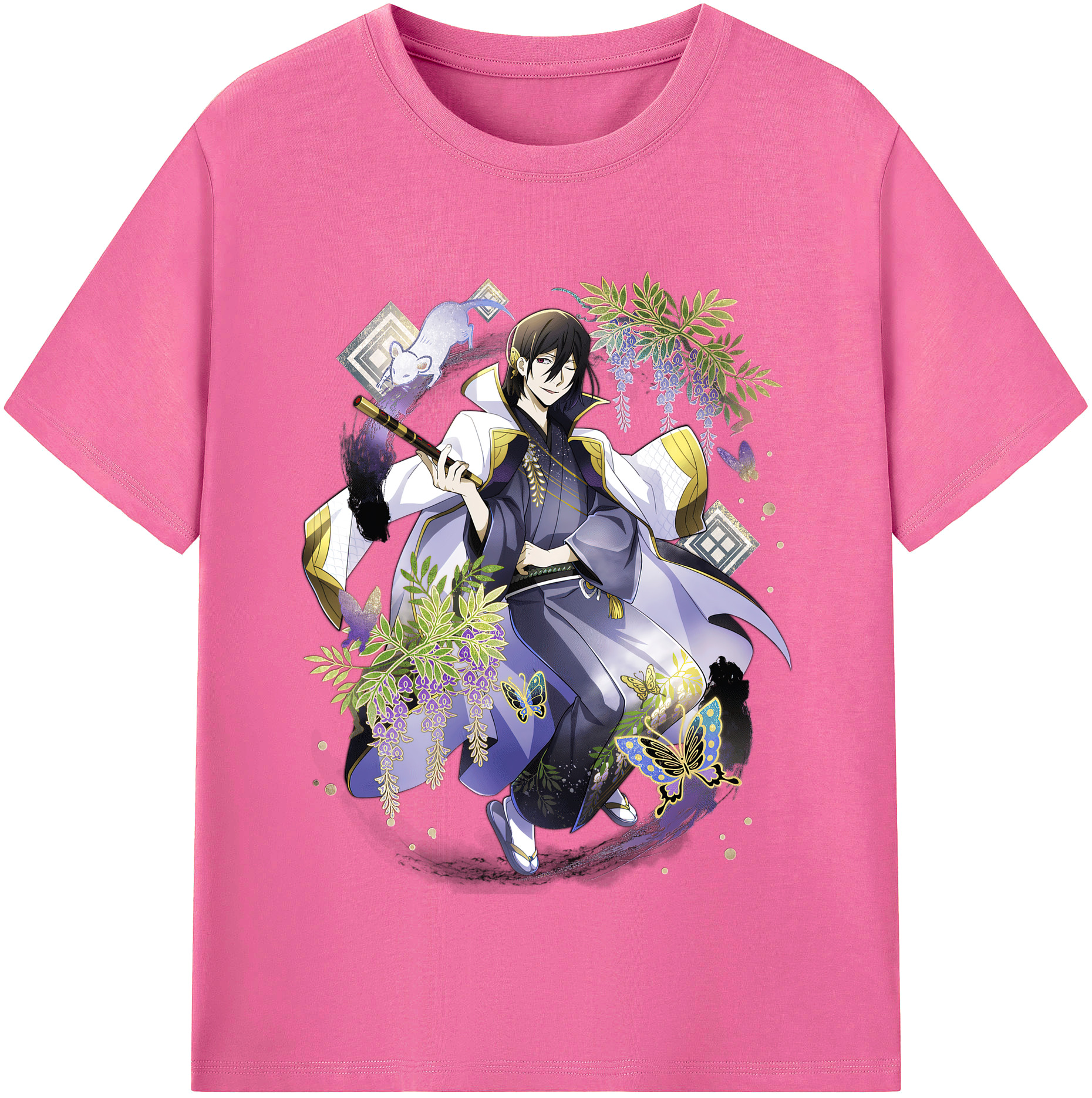 （画像用） 文豪ストレイドッグス Bungo Stray Dogs レディースカジュアルプリントTシャツ（綿100％）